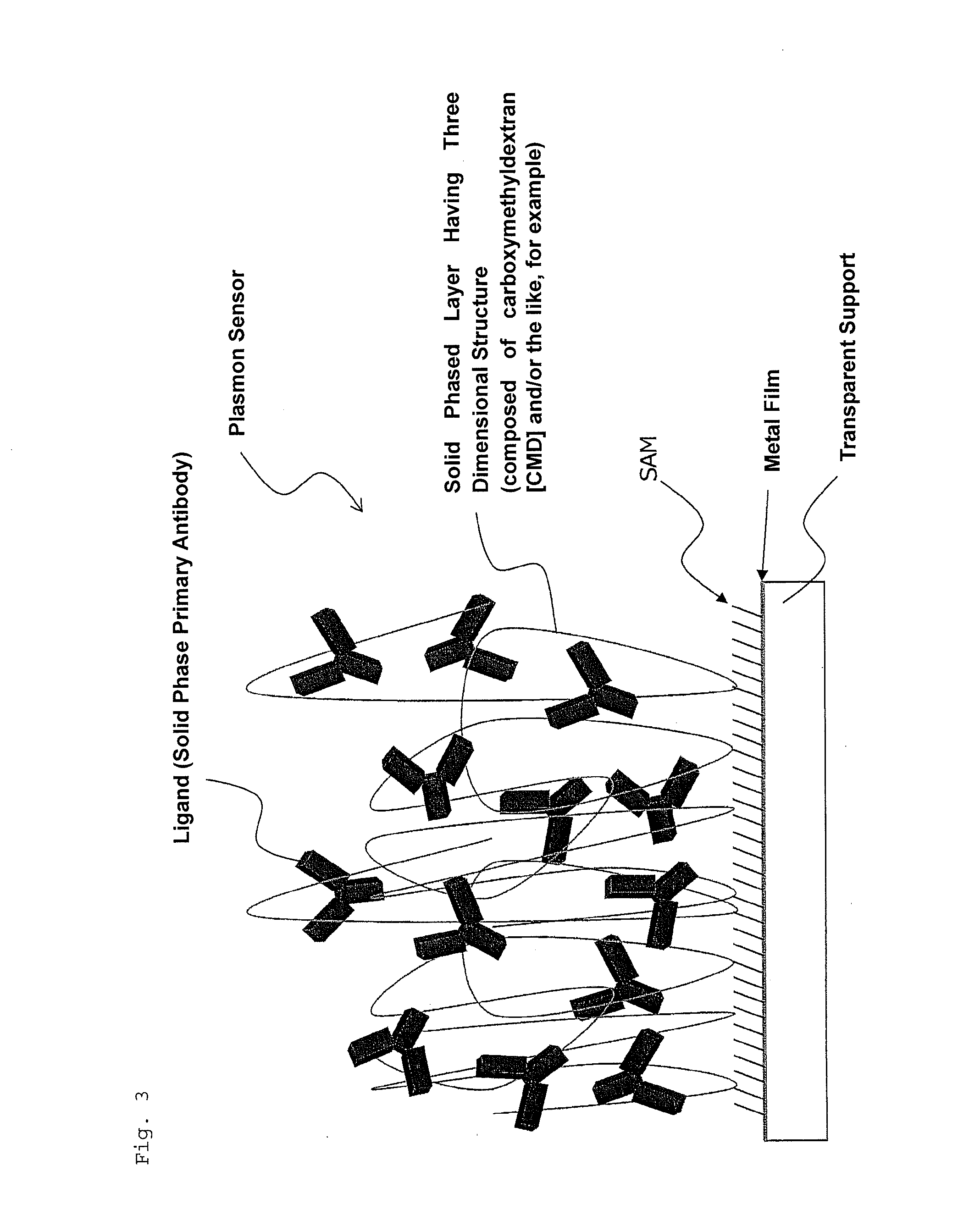 Method for Measuring Amount of Analyte and Device for SPFS
