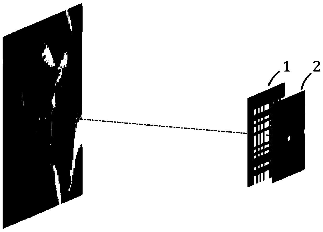 A Mask Imaging System with Block Multi-band Filters