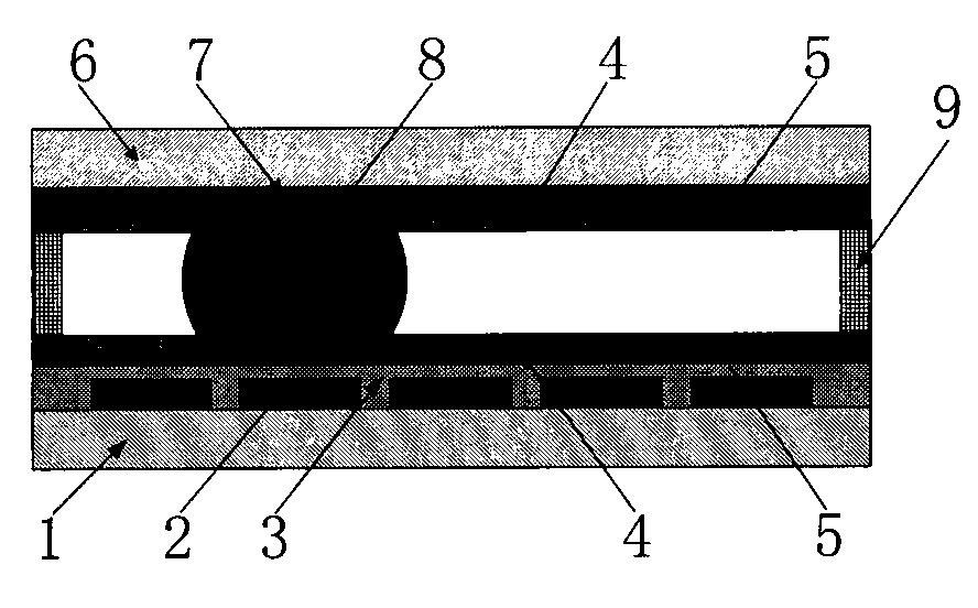 Digital micro-droplet drive with deep submicron pore structure and manufacturing method thereof