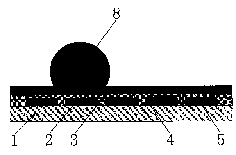 Digital micro-droplet drive with deep submicron pore structure and manufacturing method thereof