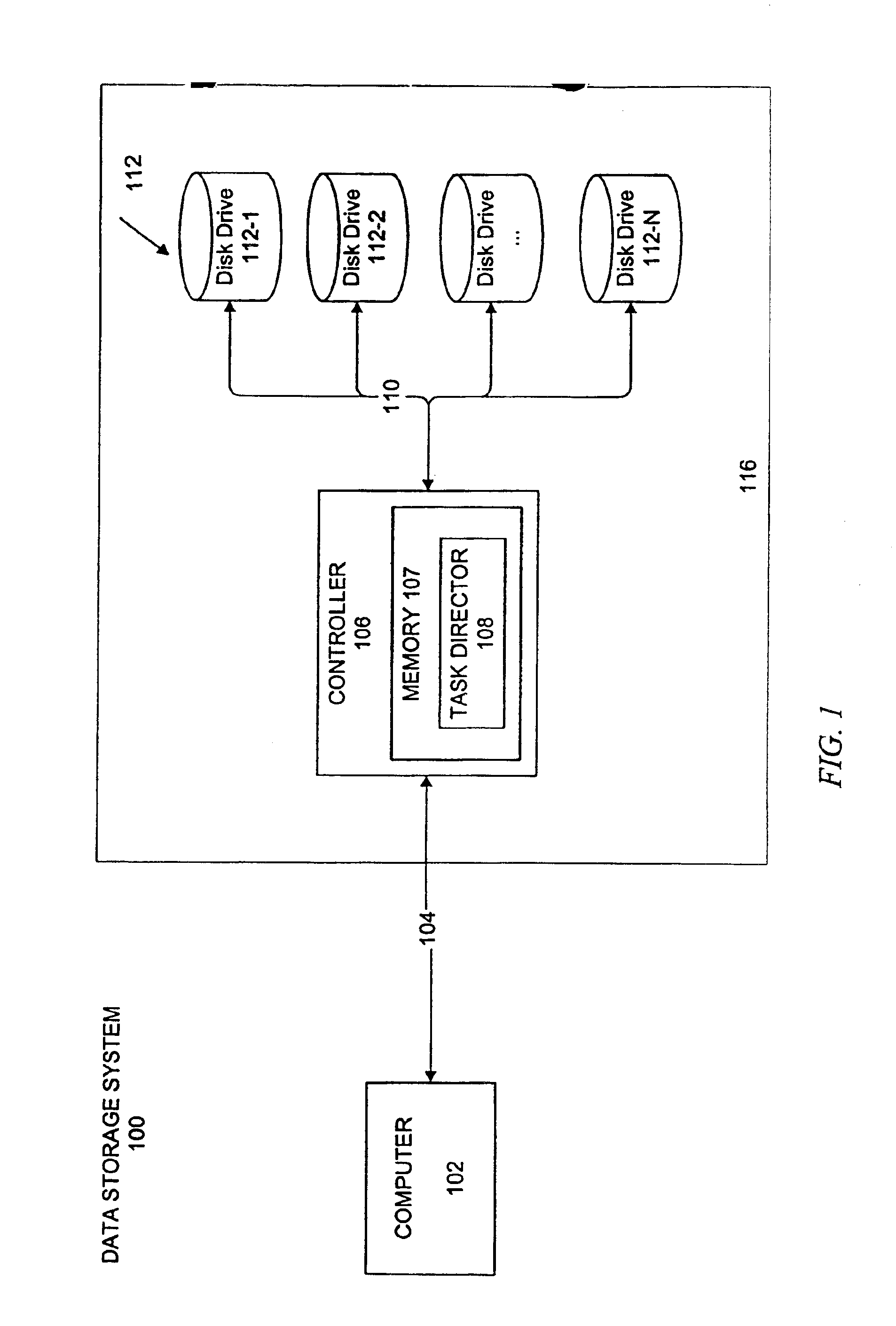 System and method to coordinate data storage device management operations in a data storage subsystem