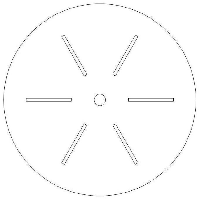 Center opening type in-order split propellant powder and forming mold thereof