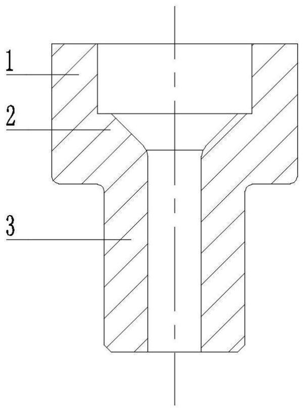 Center opening type in-order split propellant powder and forming mold thereof