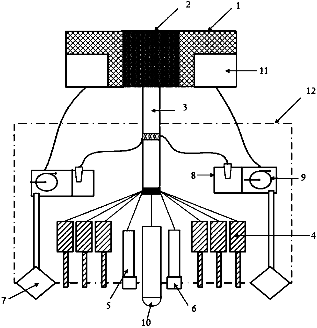 Ultrasonic laser drilling device