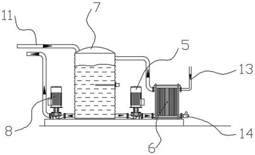 Constant temperature heating system for fermentation tank