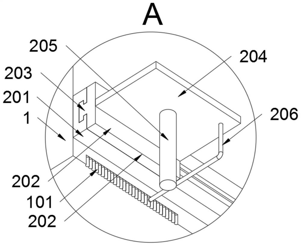 A surface electroplating treatment equipment for metal parts based on mechanical processing