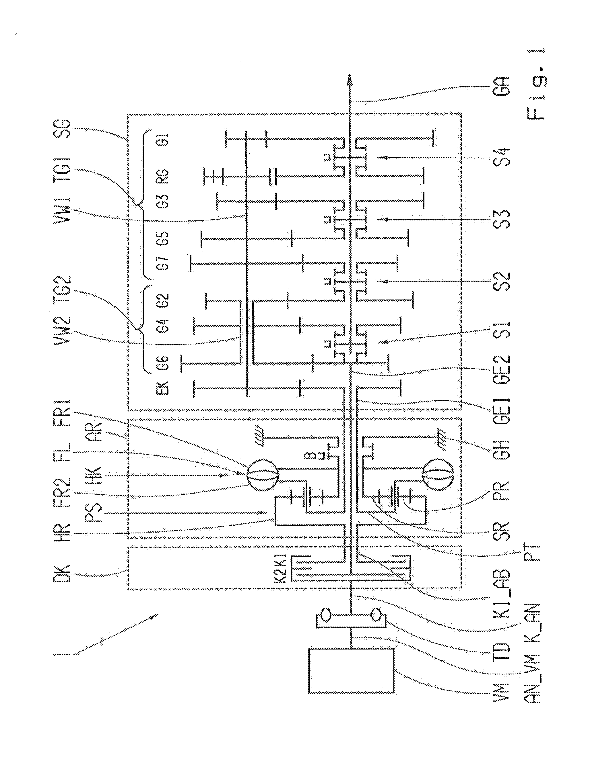 Drive unit for a vehicle, and operating method therefor