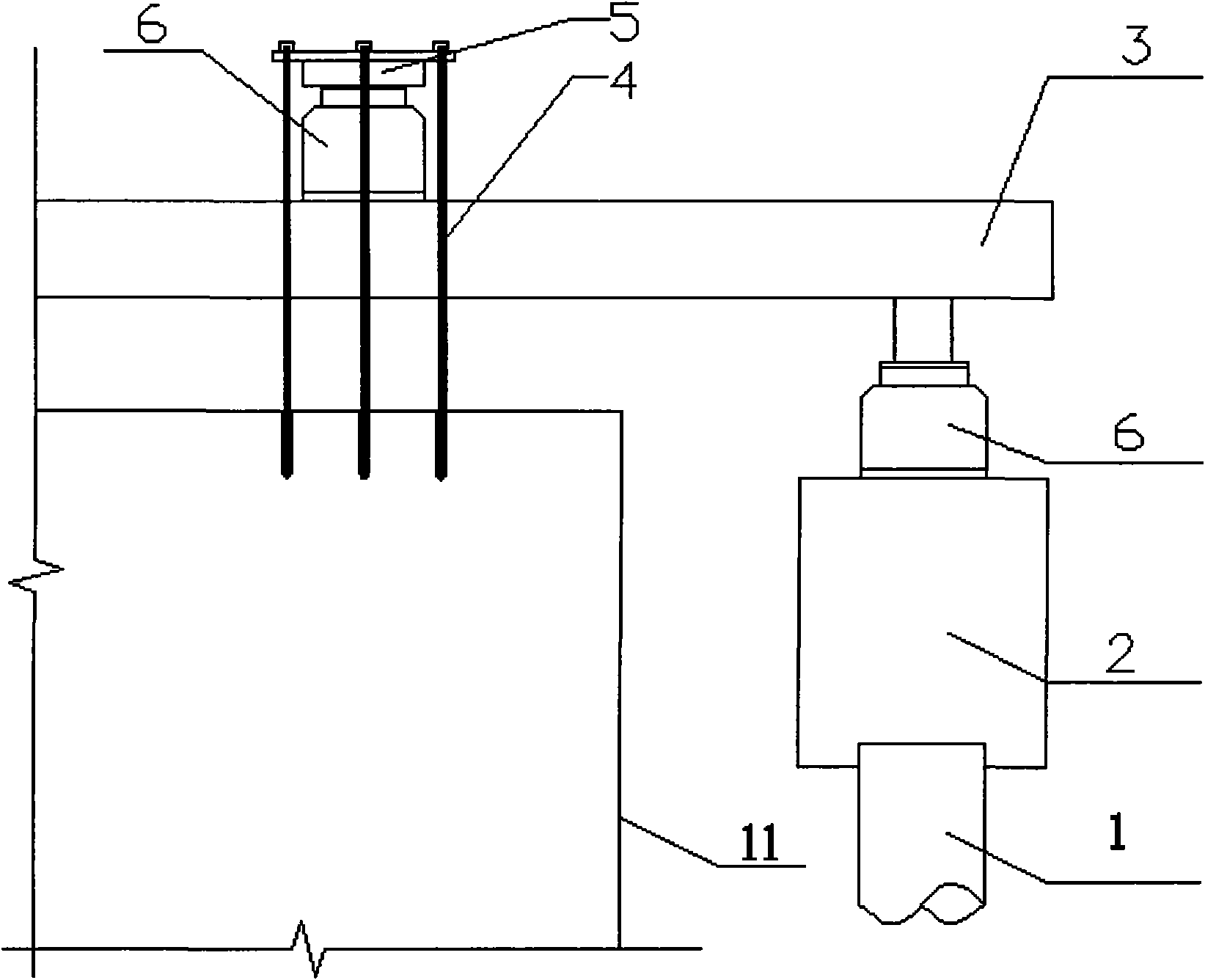 Process method for rectifying deviation of open caisson by jacking balance of jack