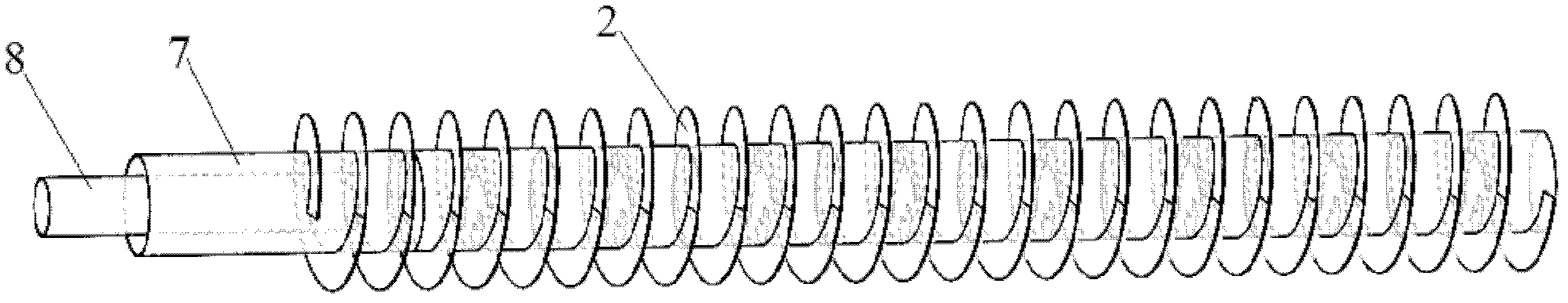 Spiral flow whirlwind gas separator