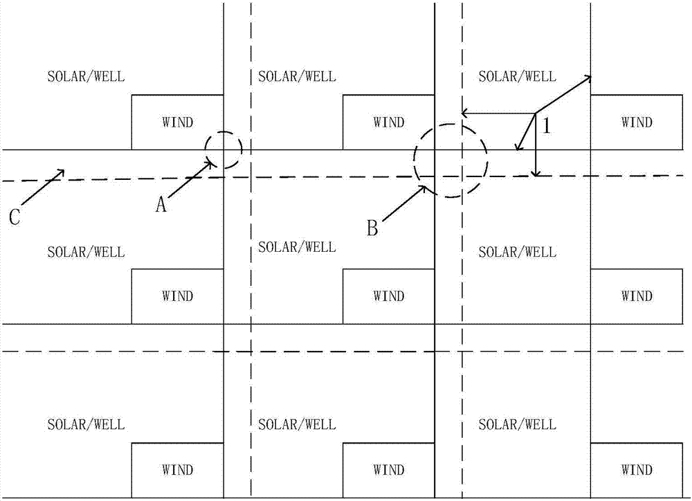 Sand fixation greening system