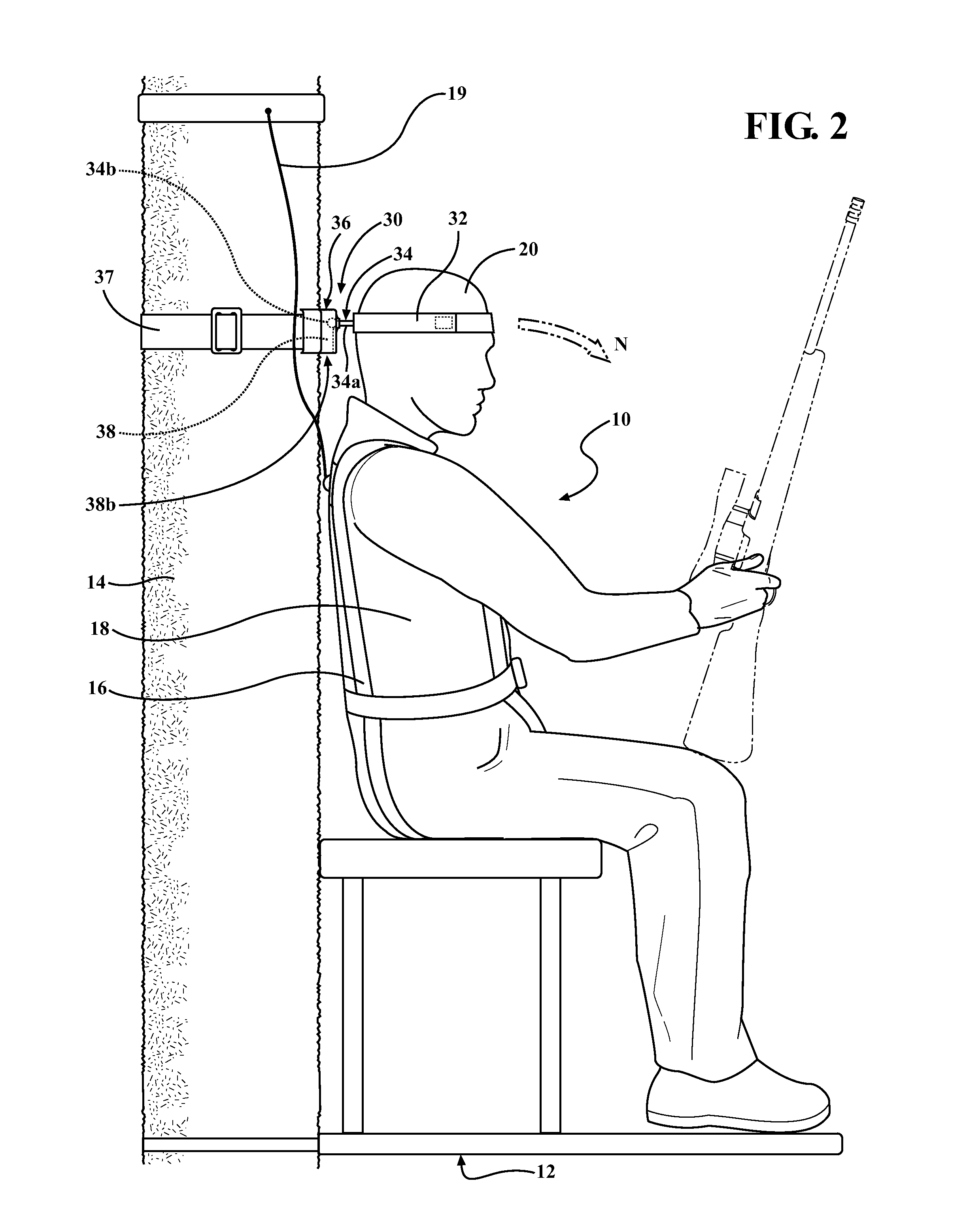 Head harness for tree-stand users