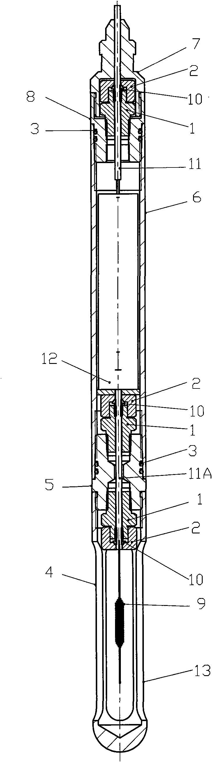 Underground wireless communication tool