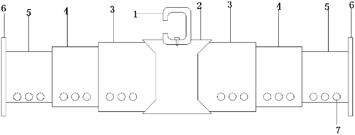 A multifunctional telescopic hanger