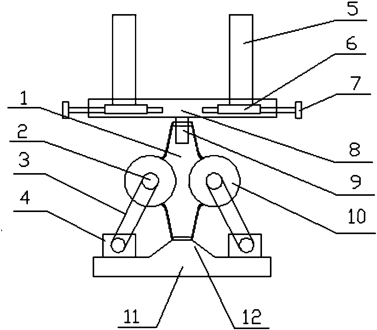 Drum body clamping mechanism with grinding function