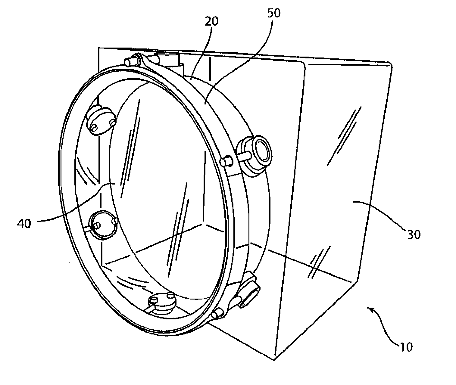Combination polygon-shelled and round-shelled drum