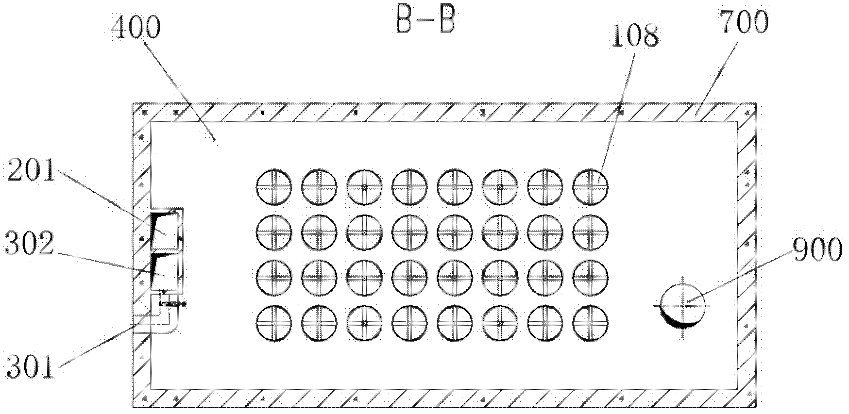 Vertical shaft storage system for spent fuel of nuclear power station