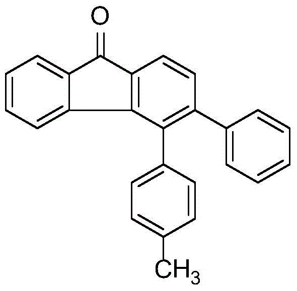 Fluorenone derivative, preparation method of fluorenone derivative and redox method of synthetic fluorenone