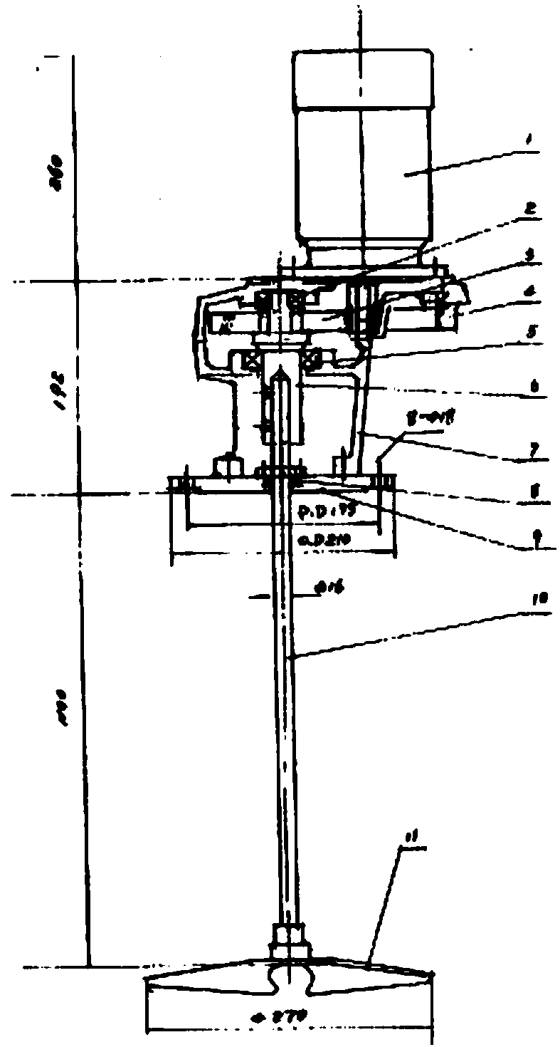 Vertical stirrer