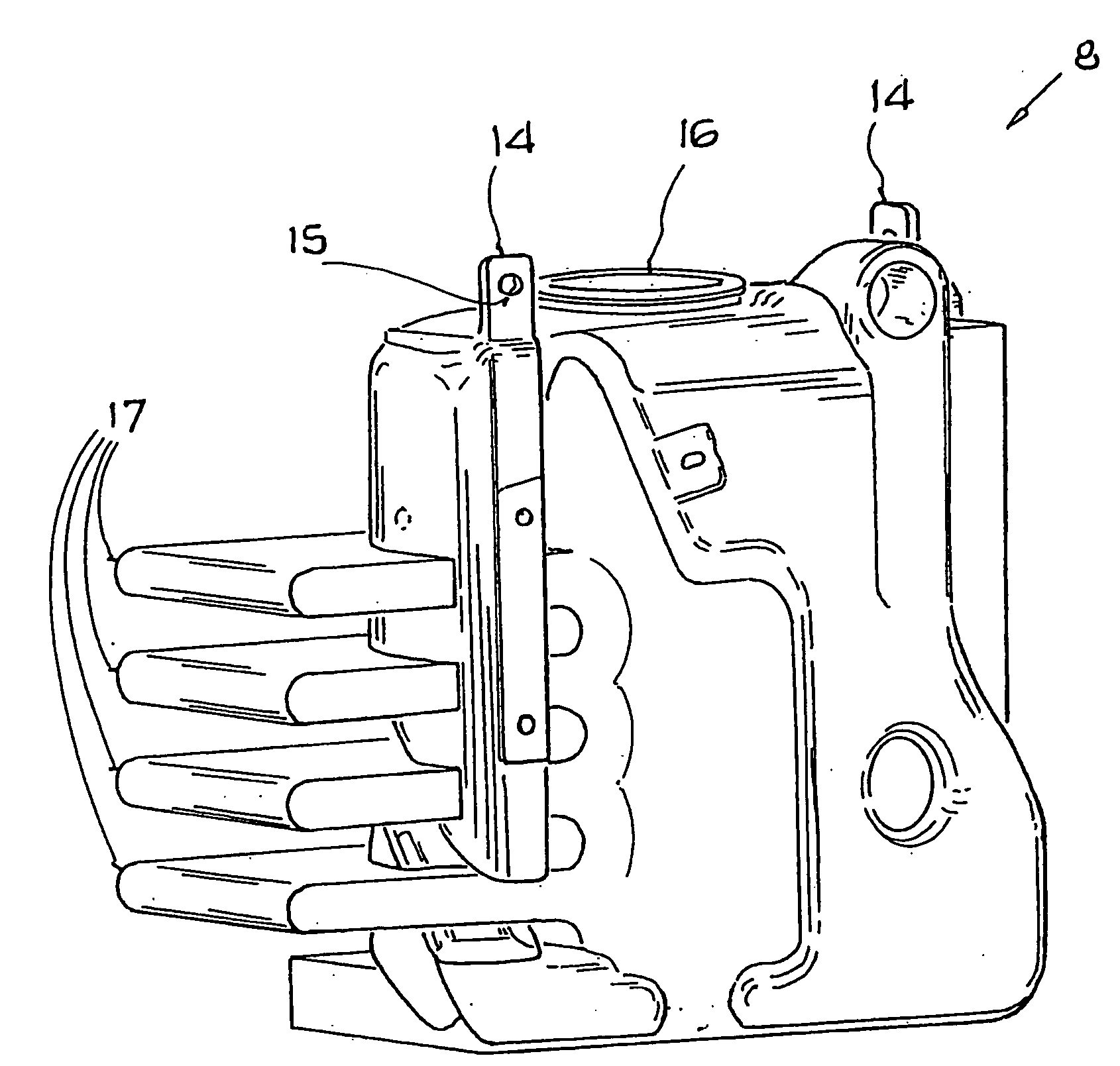 Safety Device for a Shell Structure of a Motor Vehicle