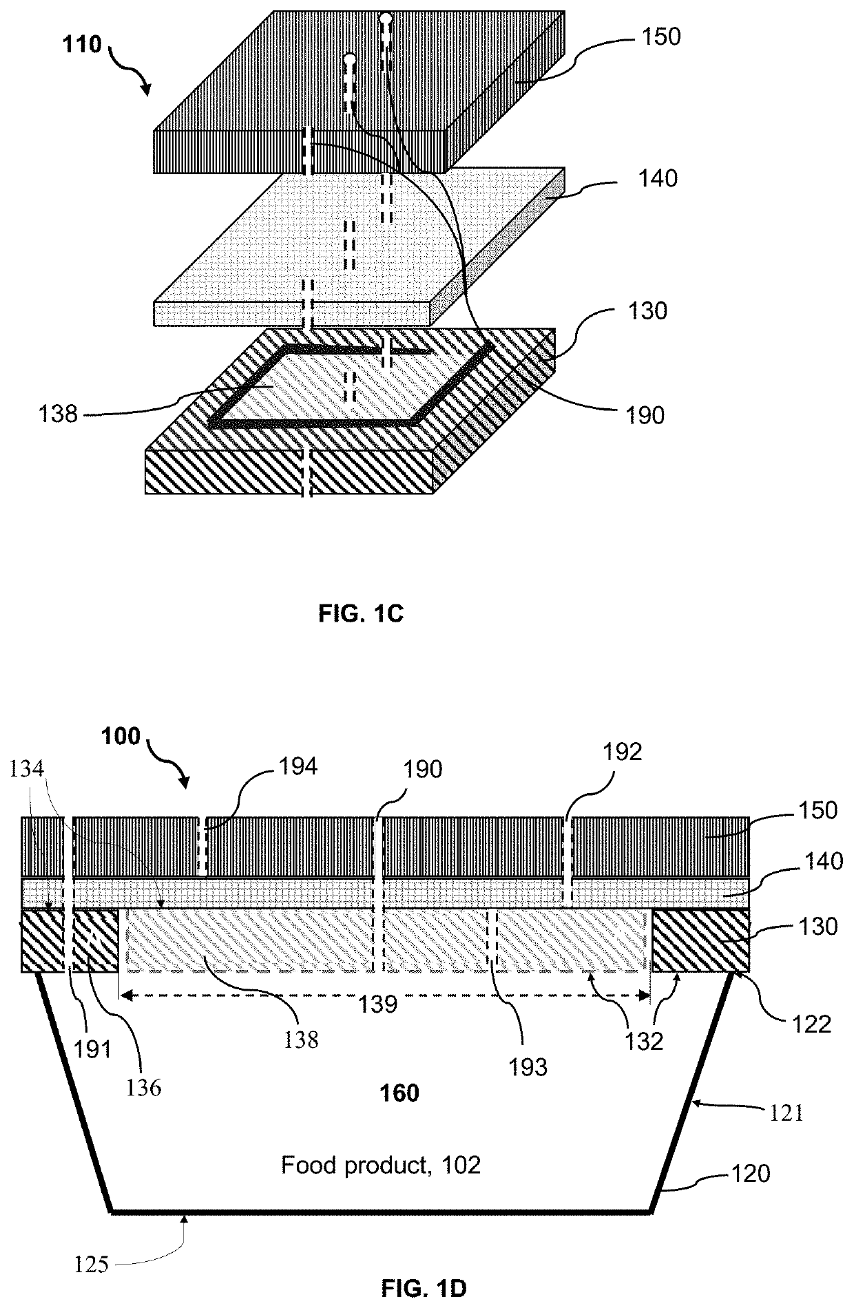 Resealable packaging device and method for packaging food product