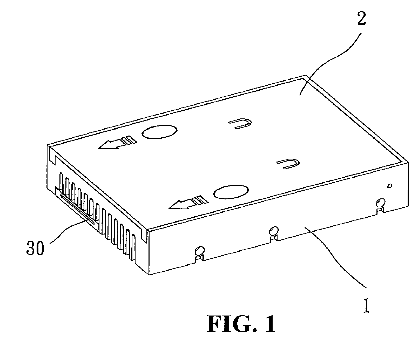 Adaptation device for hard disk drive