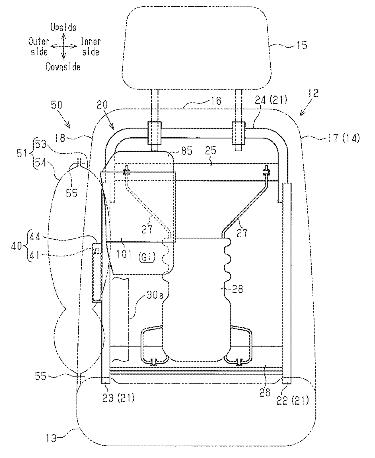 Side airbag apparatus