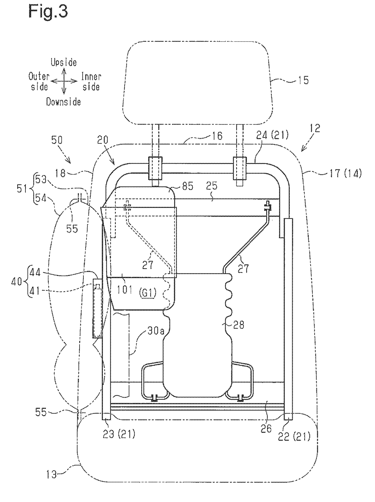 Side airbag apparatus