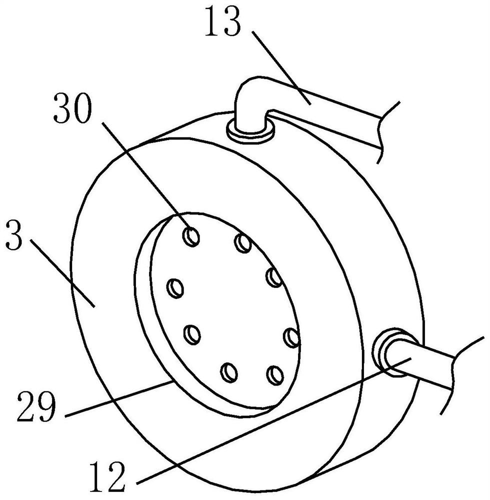 Multi-angle conversion high-temperature-resistant high-sealing type heating furnace monitoring device