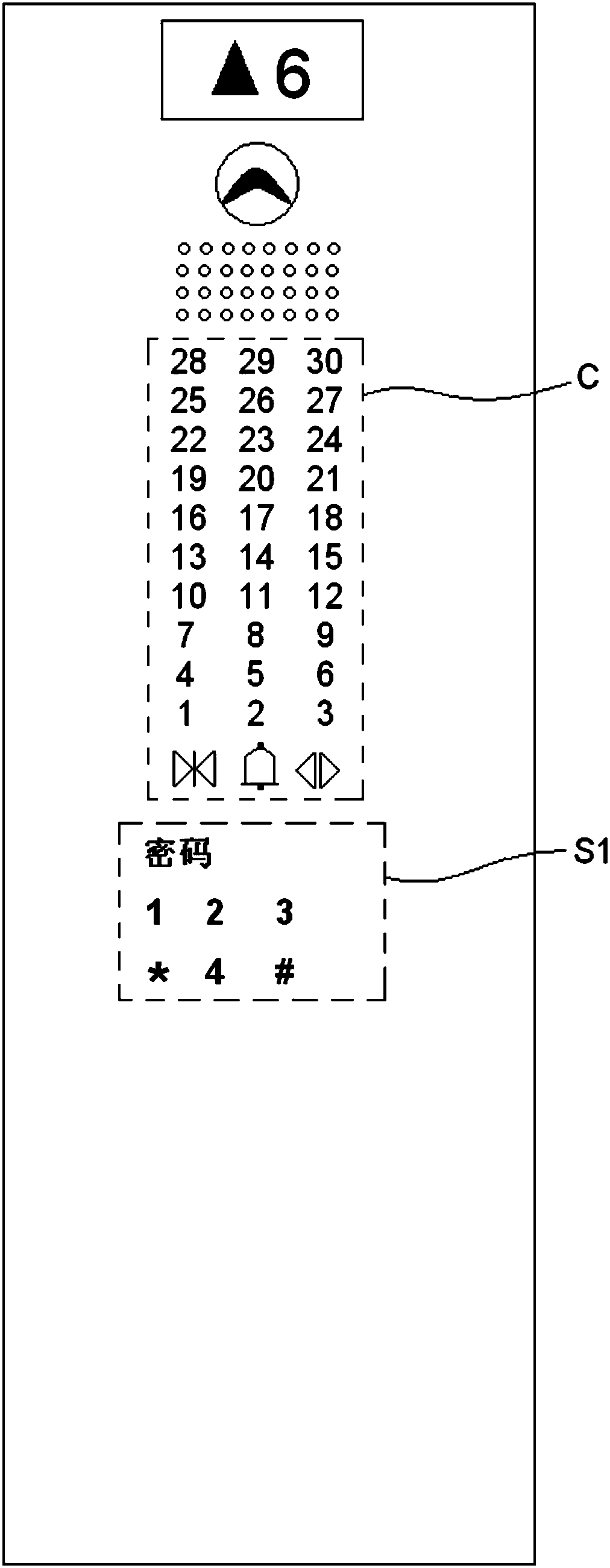 Elevator lift car operation panel