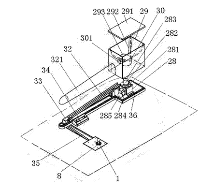 Single-place automatic golf-ball supplying equipment of golf driving range