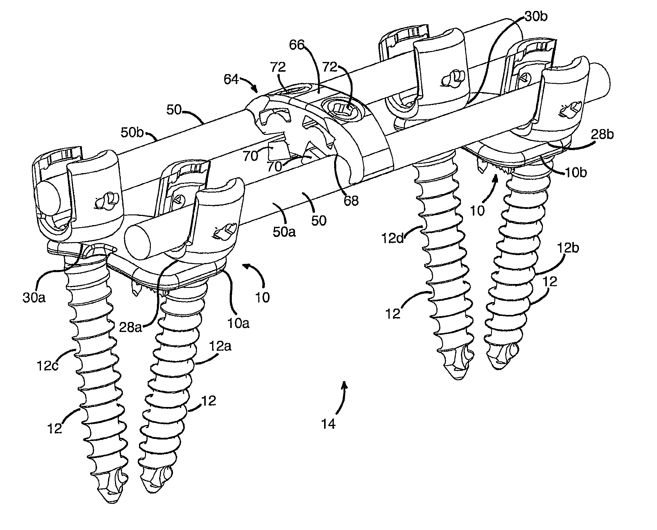 Mounting devices for fixation devices and insertion instruments used therewith