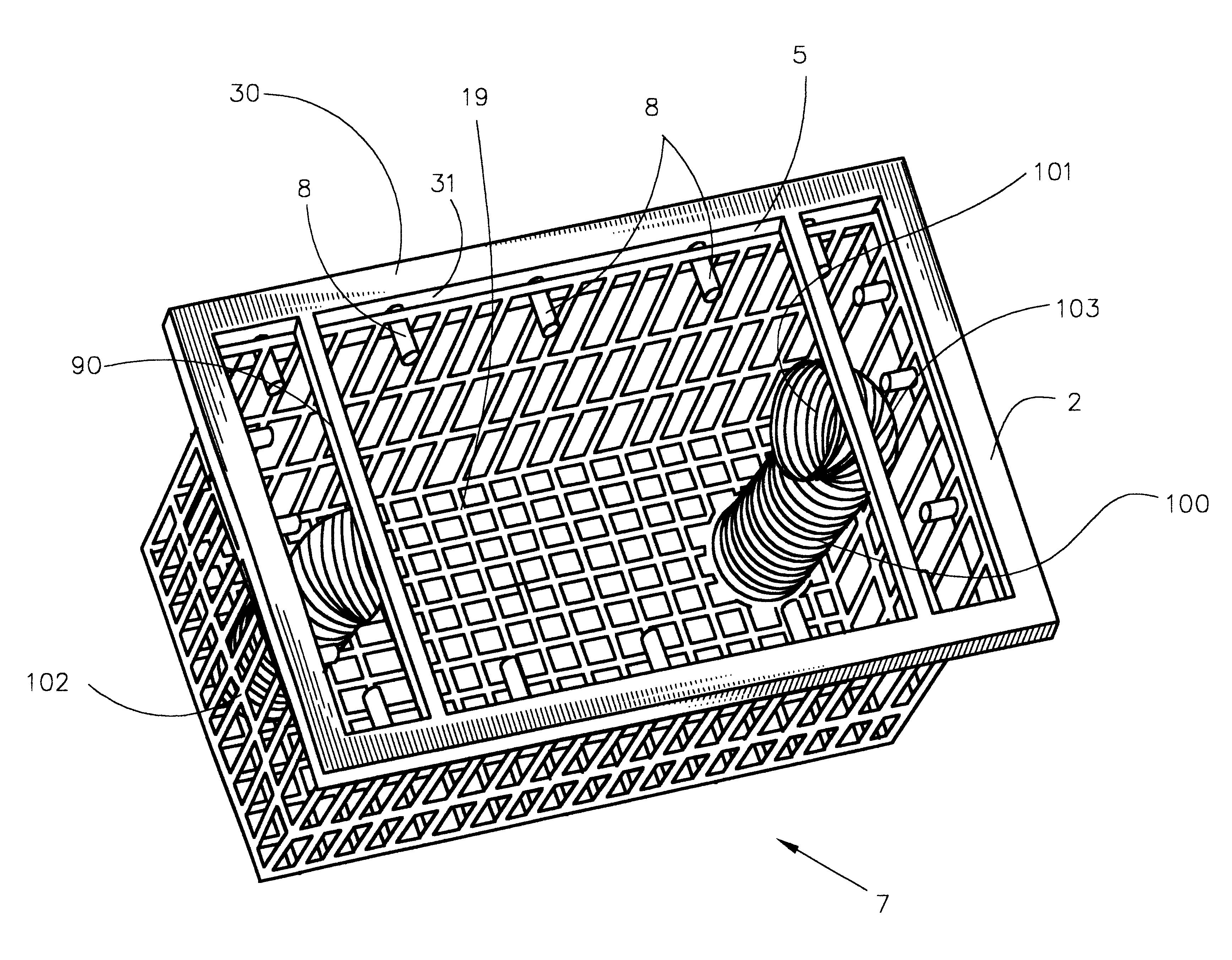 Storm drain line with riser 2