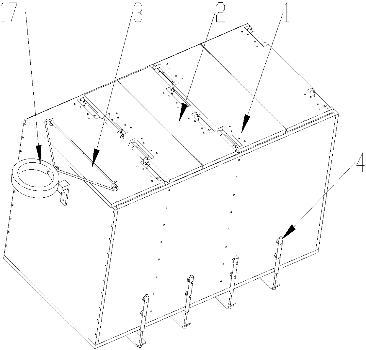 A kind of manned submersible sampling multifunctional mineral biological storage box