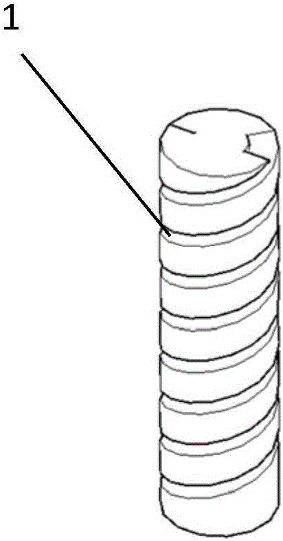 Radiotherapy tracking and locating marker and implantable puncture needle provided with same