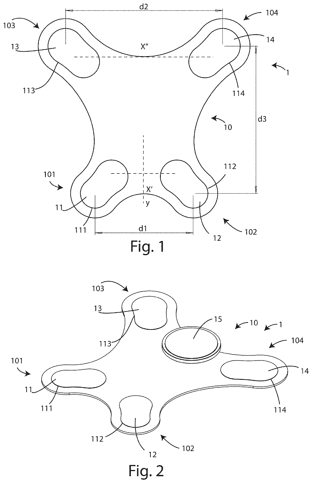 Wearable device for the detection of cardiac signals, a system comprising said device and a relative method of operation