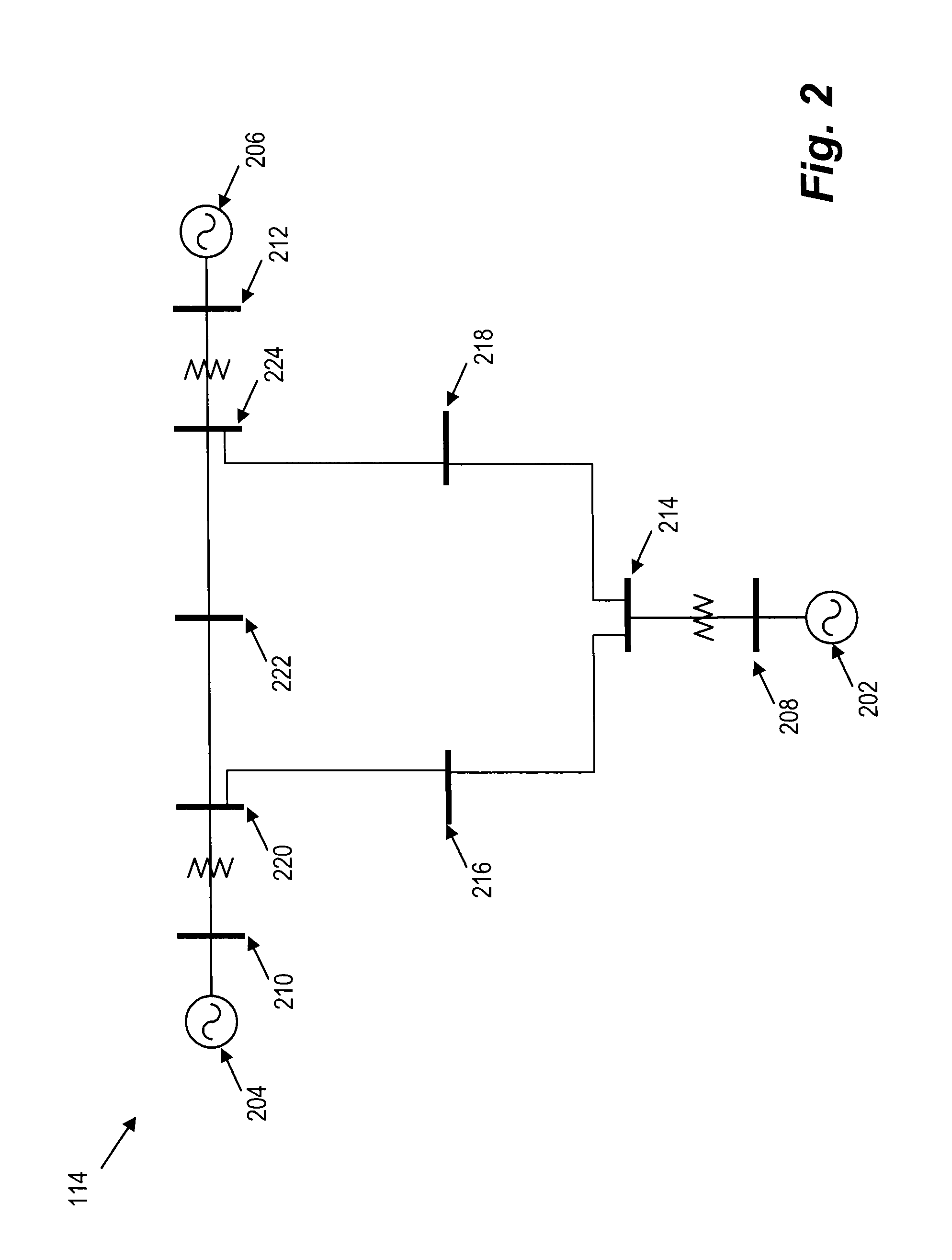 System and method for non-linear model predictive control of multi-machine power systems