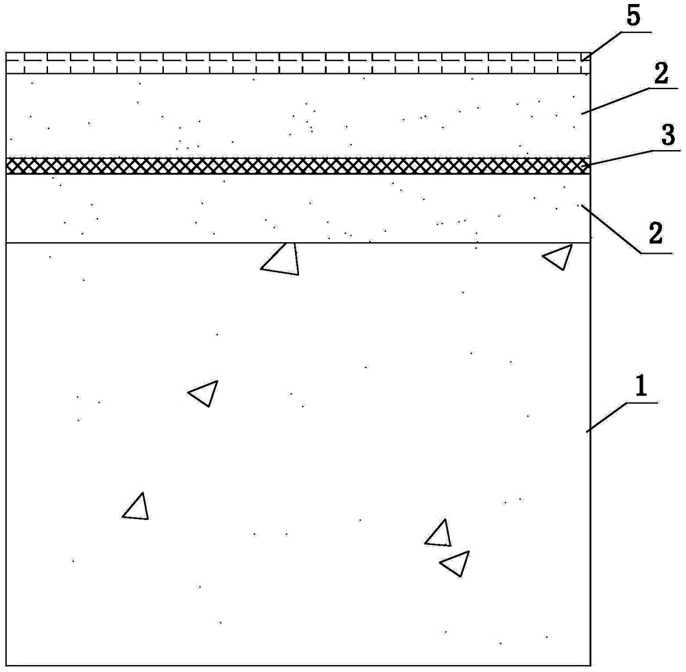 Hidden-buried electrical tracing floor tile paving construction method