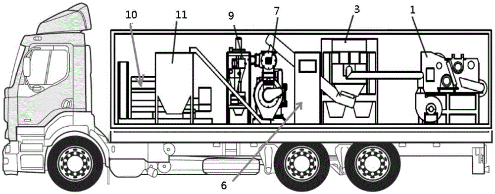 Movable-type biomass collection and granulation system