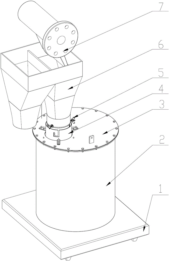 Anti-spilling flow rate standard device and calibration method applicable to large flow rate liquid entrance