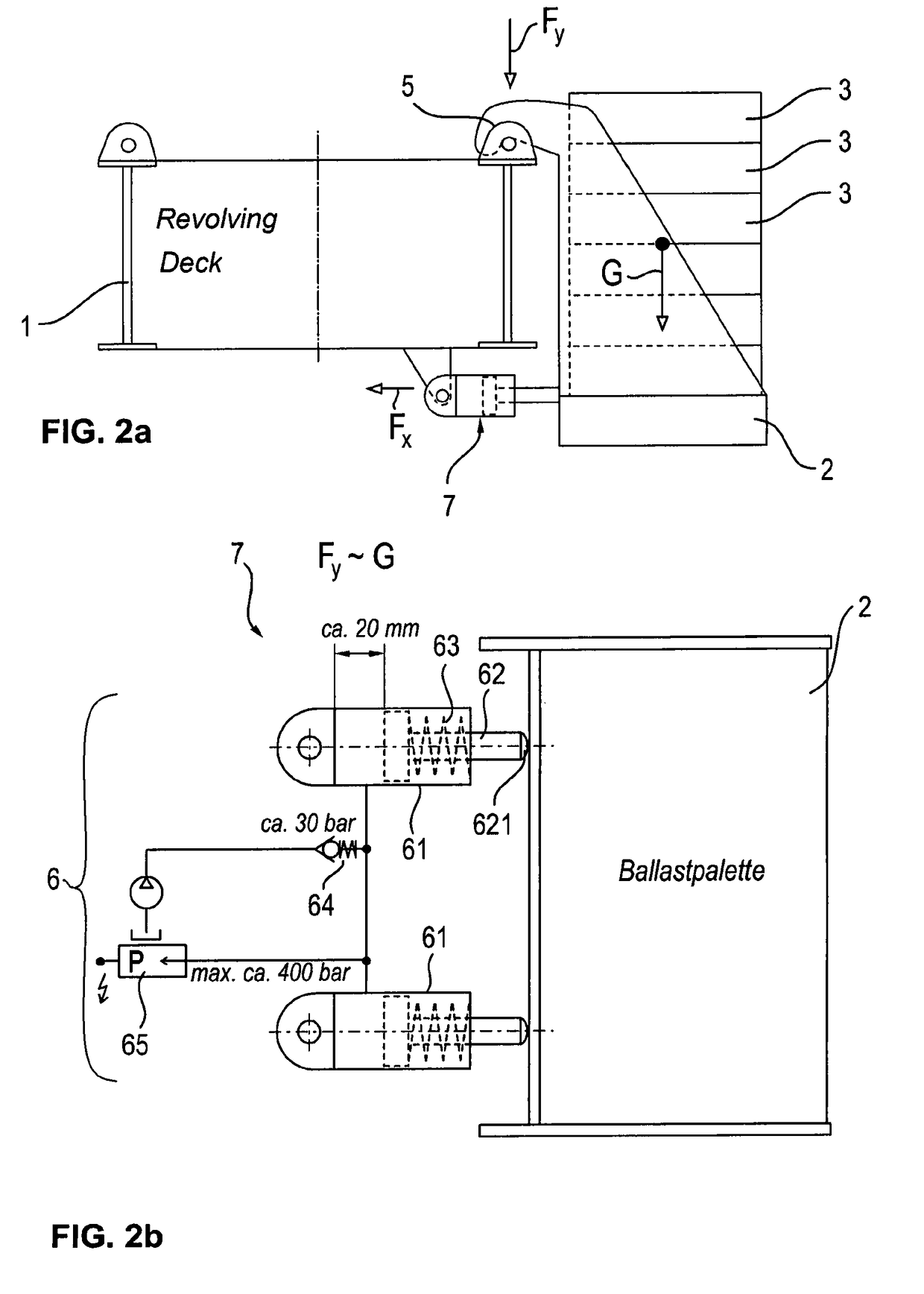 Crane having an apparatus for determining the effective counterweight of said crane