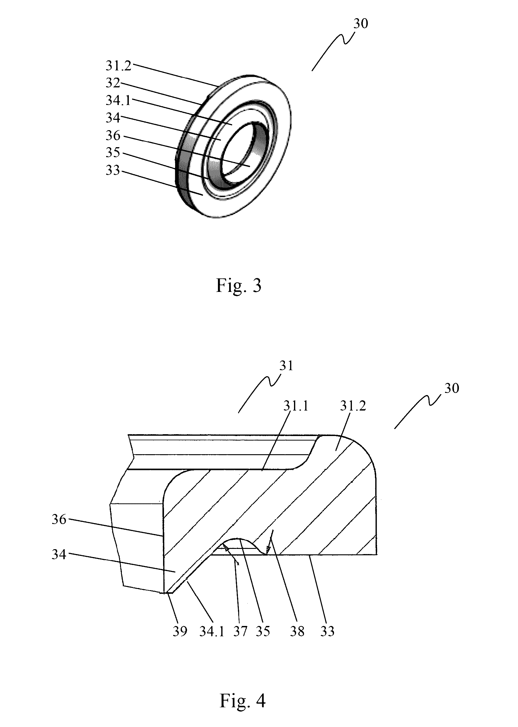 Pick, in particular a round shaft pick