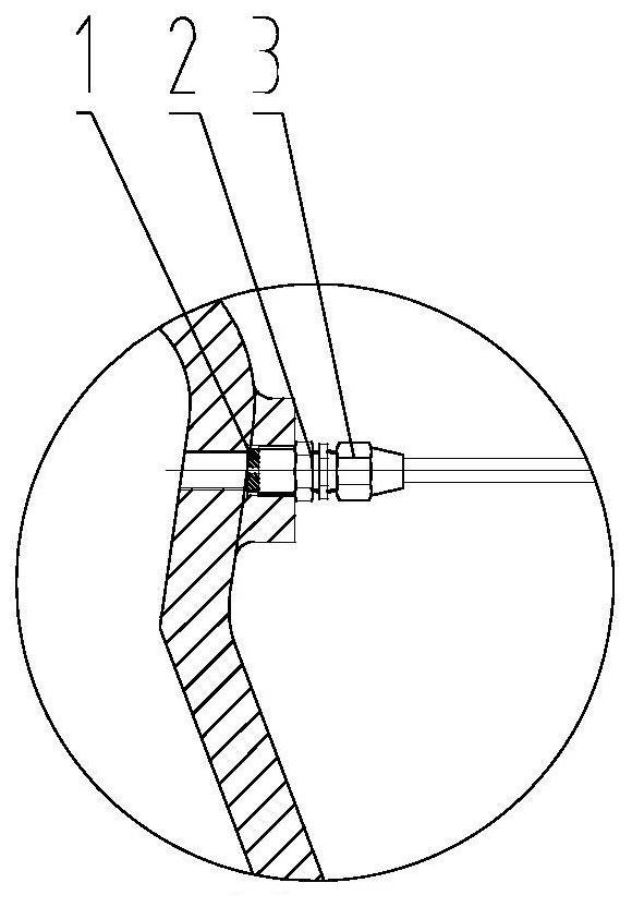 Sealing structure with throttle orifice plate instead of valve