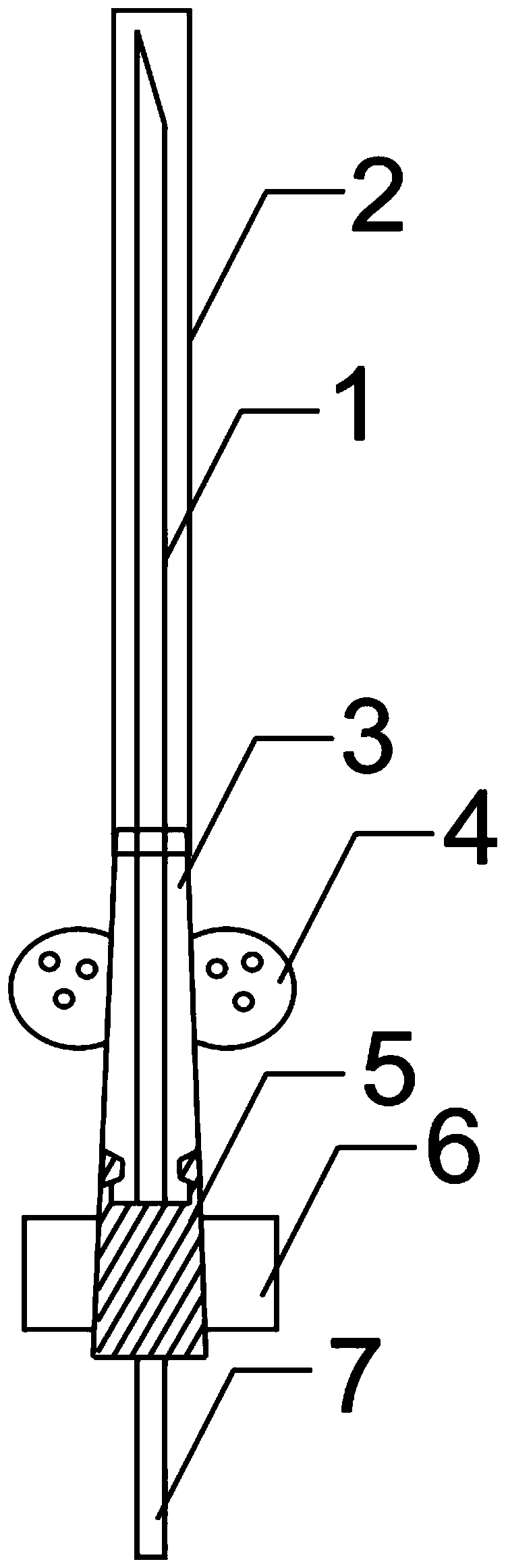 Improved central vein puncture needle