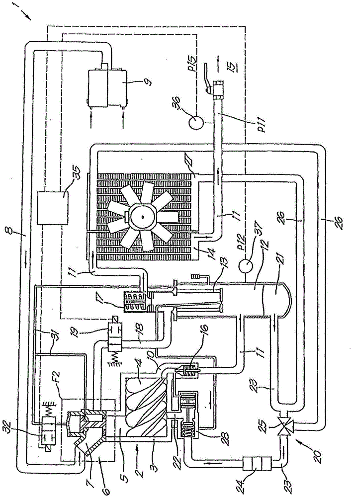 Liquid injected screw compressor, controller for the transition from an unloaded state to a loaded state of such a screw compressor and method applied therewith