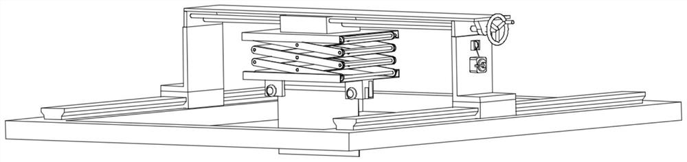 Three-coordinate supporting and adjusting mechanism for suspended PIV calibration