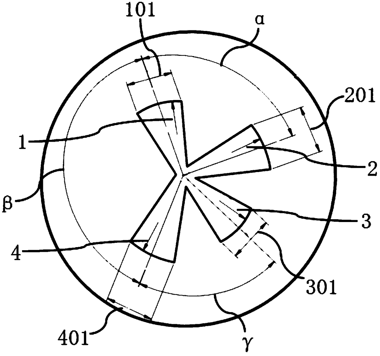 Rubber material forming die for low-compression EPDM sealing ring and application and processing method thereof