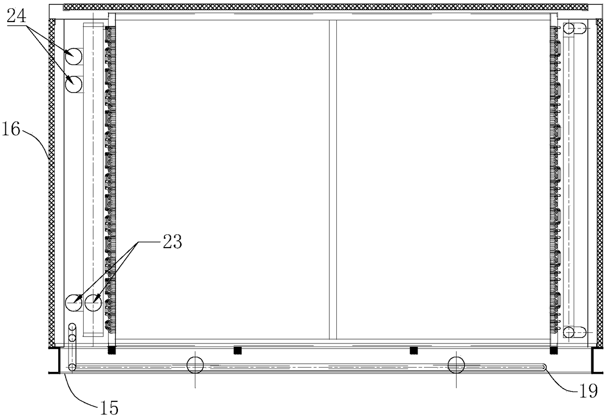 Defrosting group control method for direct-cooling type deep-enthalpy heat removal air return heat pump system