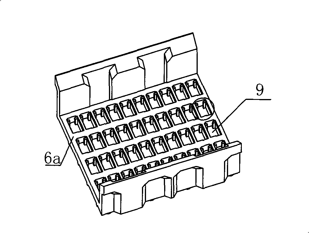 High speed high-density connector with modular structure for back board