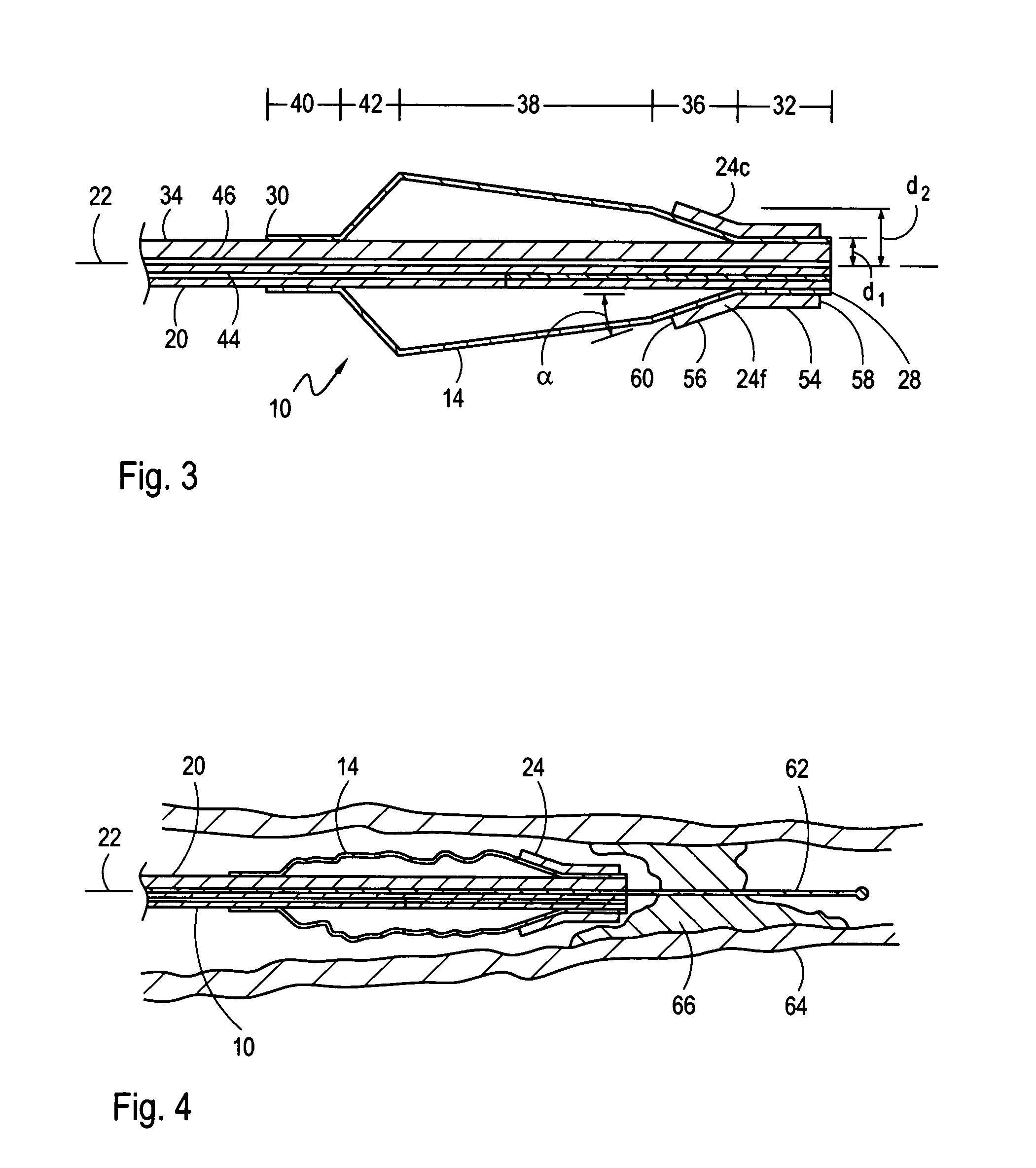 Dilatation catheter with enhanced distal end for crossing occluded lesions