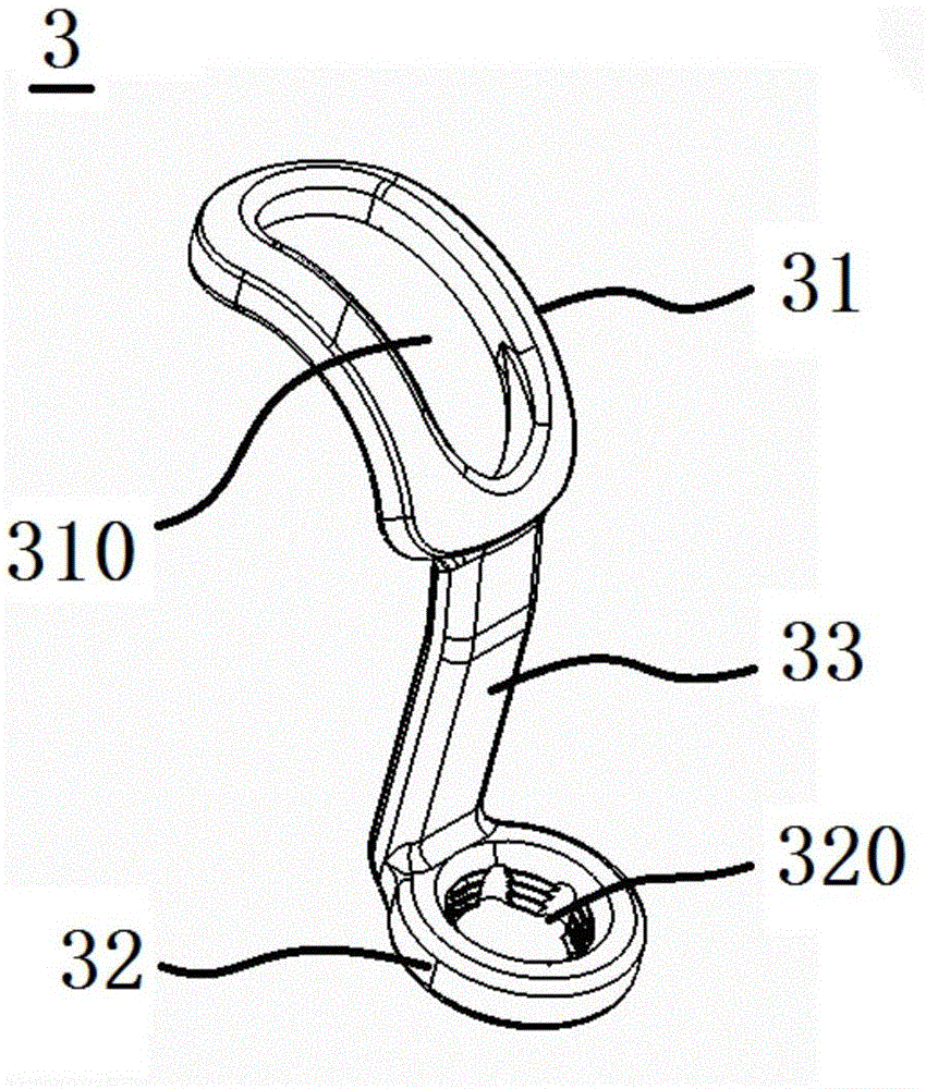 Lateral mass fixing device of pedicle screw